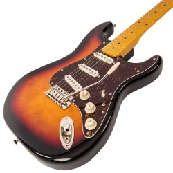 Vintage V6MSSB ReIssued Sunburst Elektrisk Guitar