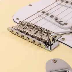 Vintage V6VW ReIssued Vintage White Elektrisk Guitar