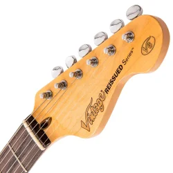 Vintage V6VW ReIssued Vintage White Elektrisk Guitar