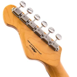 Vintage V6VW ReIssued Vintage White Elektrisk Guitar