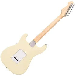 Vintage V6VW ReIssued Vintage White Elektrisk Guitar