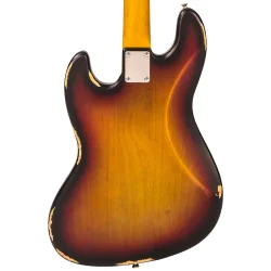 Vintage V74MRJP ICON Fretless Bass Sunset Sunburst 4-strenget Elektrisk Bas