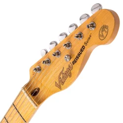 Vintage V75BK ReIssued Boulevard Black Elektrisk Guitar