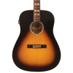 Vintage VE140VSB Historic Series 'Dreadnought' Electro-Acoustic Vintage Sunburst Western Guitar m/EQ
