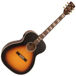Vintage VE160VSB Historic Series 'Orchestra' Electro-Acoustic Vintage Sunburst Western Guitar m/EQ