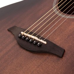 Vintage VE660WK Statesboro' 'Orchestra' Electro-Acoustic Whisky Sour Western Guitar m/EQ