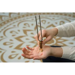 Meinl Sonic Energy VF-FS Lille, Flad, Guld Stemmegaffels Vibrations Fod - 25 gram