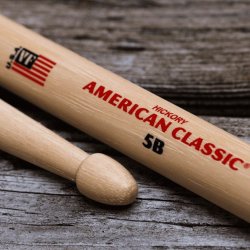 Vic Firth 5B American Classic� 5B Wood Tip Trommestikker