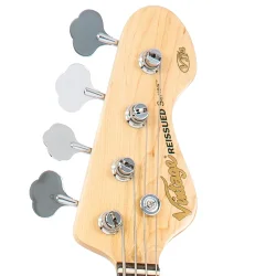 Vintage VJ74CAR ReIssued Bass Guitar Candy Apple Red 4-strenget Elektrisk Bas