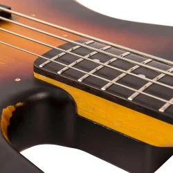 Vintage VJ74MRSSB ICON Bass Distressed Sunset Sunburst 4-strenget Elektrisk Bas