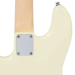 Vintage VJ74VT-VJ74MVW ReIssued Maple Fingerboard Bass Guitar Vintage White 4-strenget Elektrisk Bas