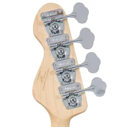 Vintage VJ74VT-VJ74MVW ReIssued Maple Fingerboard Bass Guitar Vintage White 4-strenget Elektrisk Bas