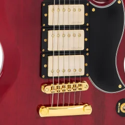 Vintage VS63CR ReIssued Cherry Red Elektrisk Guitar