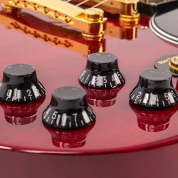 Vintage VS63CR ReIssued Cherry Red Elektrisk Guitar