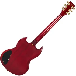 Vintage VS63CR ReIssued Cherry Red Elektrisk Guitar