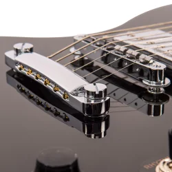 Vintage VS6B ReIssued Boulevard Black Elektrisk Guitar