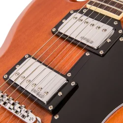 Vintage VS6M ReIssued Natural Mahogany Elektrisk Guitar