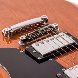 Vintage VS6M ReIssued Natural Mahogany Elektrisk Guitar