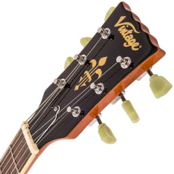 Vintage VS6M ReIssued Natural Mahogany Elektrisk Guitar