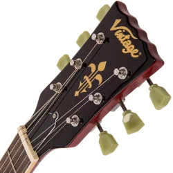 Vintage VS6VCR ReIssued med vintage style Vibrato Cherry Red Elektrisk Guitar 