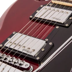 Vintage VS6VCR ReIssued med vintage style Vibrato Cherry Red Elektrisk Guitar 