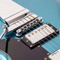 Vintage VS6VGHB ReIssued with vintage style Vibrato Gun Hill Blue Elektrisk Guitar