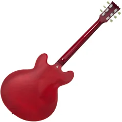 Vintage VSA500CR ReIssued Semi Acoustic Cherry Red Elektrisk Guitar