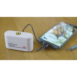 Soho W1 White �gte tr�dl�se stereo-h�retelefoner med indbygget powerbank