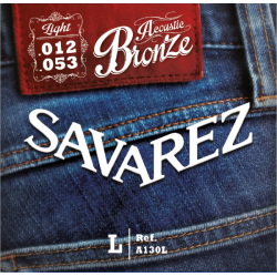 Savarez A130L 80/20 Bronze Light 012-053 Western Guitar Strenges�t