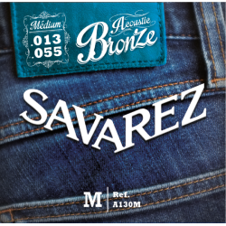 Savarez A130M 80/20 Bronze Medium 013-055 Western Guitar Strenges�t