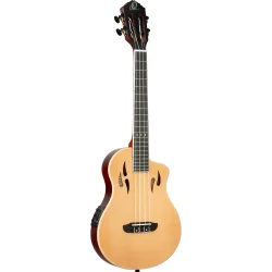 Ortega RTPS-U-NAT TourPlayer Serien Tenor Ukulele m/mikrofon inkl taske (Gloss Naturlig)