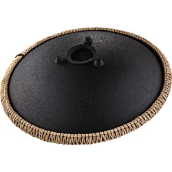 Meinl Sonic Energy OSTD1BK 16" Oktav Steel Tongue Drum (D Kurd, sort) inkl. taske &amp; k�ller