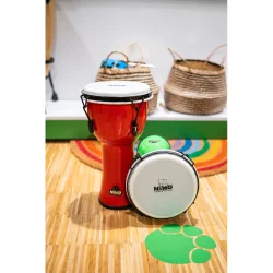 NINO Percussion NINO-PMDJ-GR 8'' Syntetisk Djembe (Gr�n) 