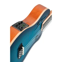 Ortega RTPX-U-FMA TourPlayer Serien Tenor Ukulele m/mikrofon inkl taske (Gloss Blue)
