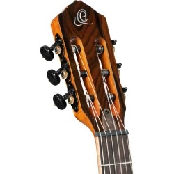 Ortega RTP-LTD TourPlayer Serien Nylonstrenget Guitar m/mikrofon, thin body &amp; slim neck inkl. taske (Ziricote Gloss)