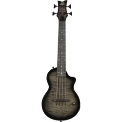 Ortega NEO-BS-TGB Neo Serien Solid Ukulele Bas m/mikrofon inkl. taske (Transparent Grey Burst)