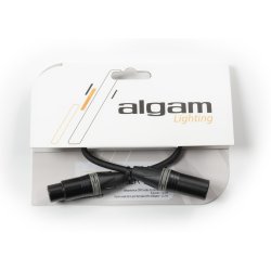 Algam Lighting ADAPT-XLR-M3F5 3-punkts DMX han/5-punkts DMX hun Adapter (0,3 meter) 