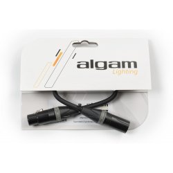 Algam Lighting ADAPT-XLR-M5F3 5-punkts DMX han/3-punkts DMX hun Adapter (0,3 meter)