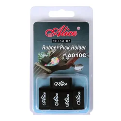 Alice A010C Sort Strenge Plekter Holder St m/ plads til 2 plekter (5 stk) 