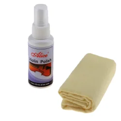 Alice A039PO-M Violin Rengringspary &amp; Pudseklud 