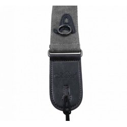 Alice A040 A3 Mikrofiber Forstrket Lder 50mm Guitarrem (Gr)