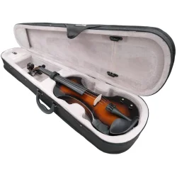 Arvada WN009 4/4 Strrelse Elektrisk Violin m/pickup inkl. bue, kuffert &amp; tilbehr 