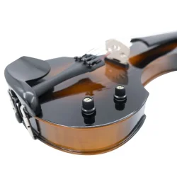 Arvada WN009 4/4 Strrelse Elektrisk Violin m/pickup inkl. bue, kuffert &amp; tilbehr 