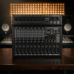 Thornton Axis Power 8 8-kanals Aktiv Mixer m/indbygget forst�rker, bluetooth &amp; USB