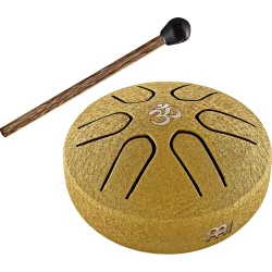 Meinl Sonic Energy PSTD3GOM 3" Pocket Steel Tongue Drum (A-dur, OM, guld) inkl. k�lle