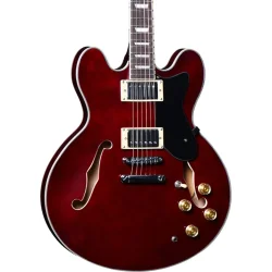 Beaton Graceful WR Hollowbody Elektrisk Guitar (Winered)
