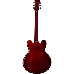 Beaton Graceful WR Hollowbody Elektrisk Guitar (Winered)