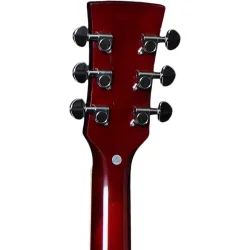 Beaton Graceful WR Hollowbody Elektrisk Guitar (Winered)