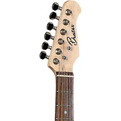 Beaton Legend Mini BK 3/4 Strrelse Elektrisk Brne Guitar (Sort)