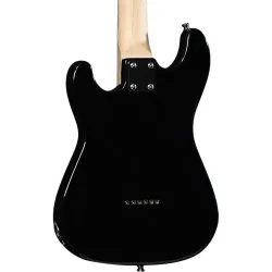 Beaton Legend Mini BK 3/4 Strrelse Elektrisk Brne Guitar (Sort)